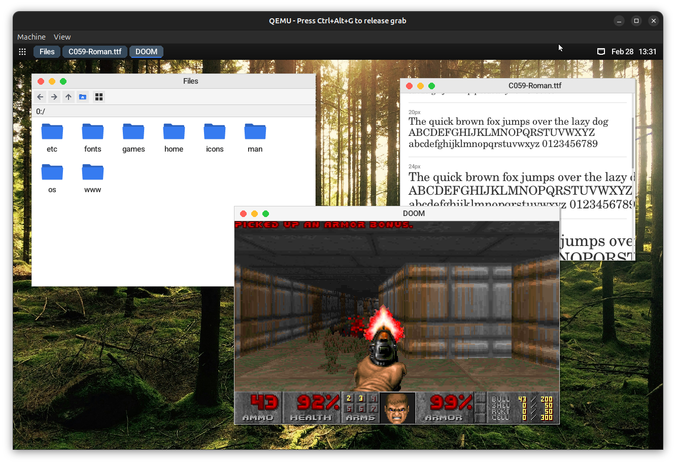 MontaukOS screenshot